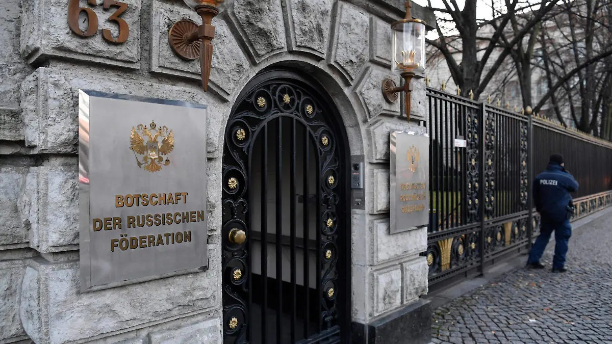 Embajada rusa en Berlin-AFP